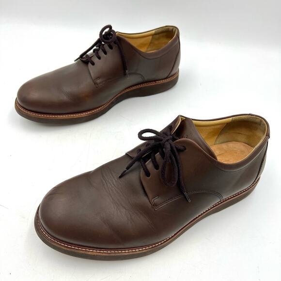 Samuel Hubbard Founder Men\'s Oxford Work Shoes Brown Derby Leather main image 4